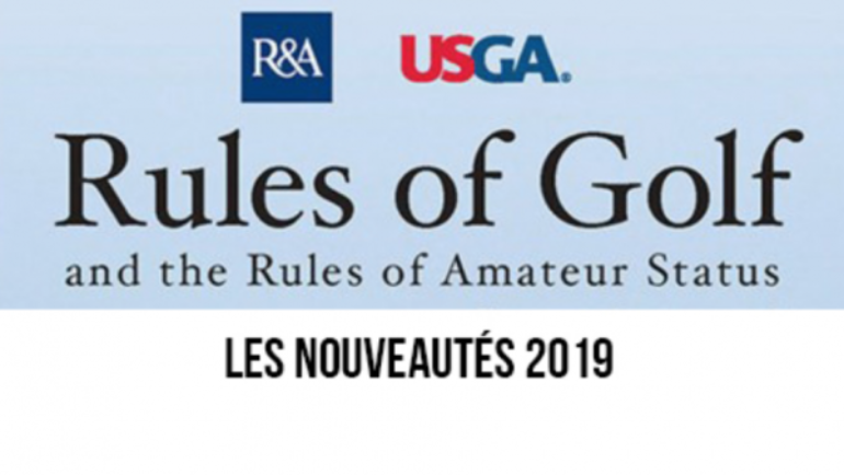 Nouvelles règles de golf en 2019
